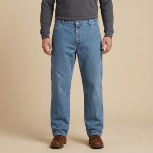 WRG Jeans Co Workwear Jeans Men's 42x32 Blue Denim Carpenter Work‎ Pants